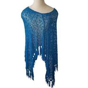 CT806 Lost River 5-Way Knit Poncho Teal S